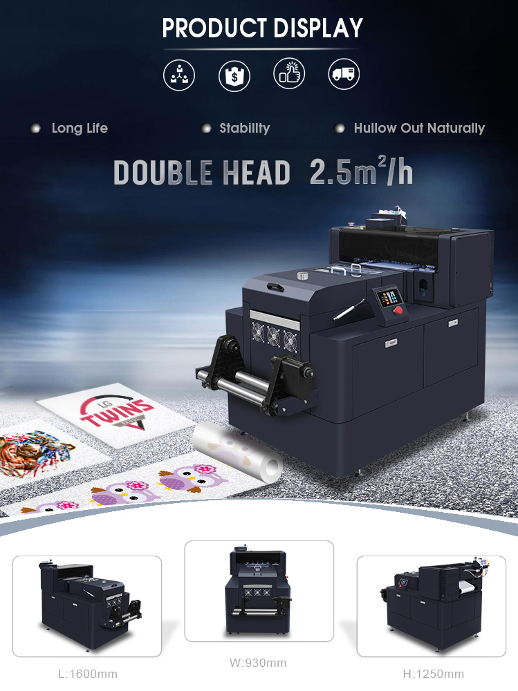 High Durable White Pigment Ink Shake Powder Equipment DTF Printing Printer
