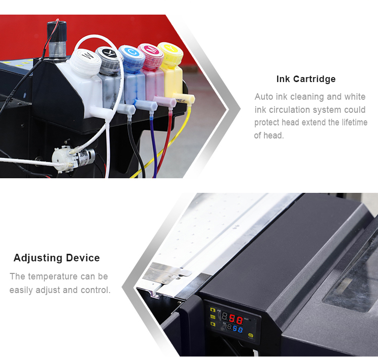 High Durable White Pigment Ink Shake Powder Equipment DTF Printing Printer