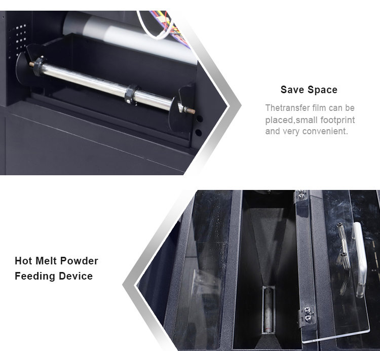 High Durable White Pigment Ink Shake Powder Equipment DTF Printing Printer